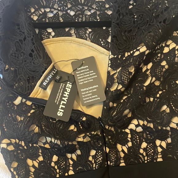 Dresses & Skirts - Elegant ankle length lace black evening dress. Very comfortable.